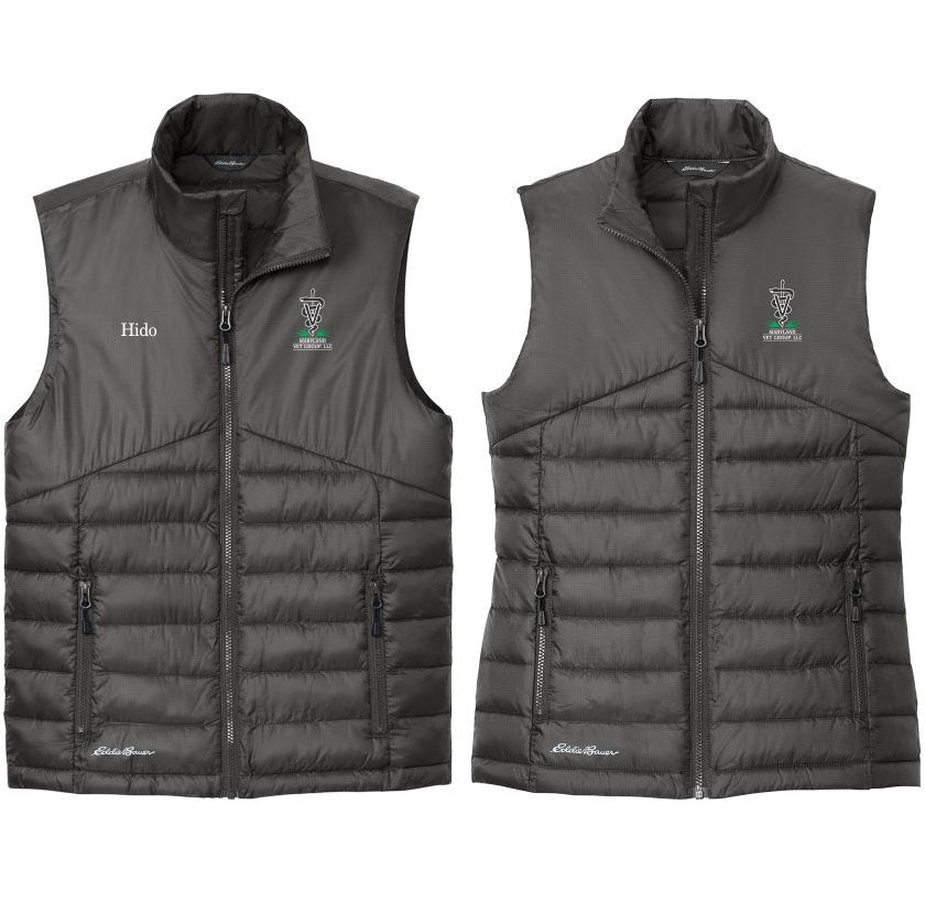 MDV Eddie Bauer Men's and Ladies Quilted Vest - Iron Gate